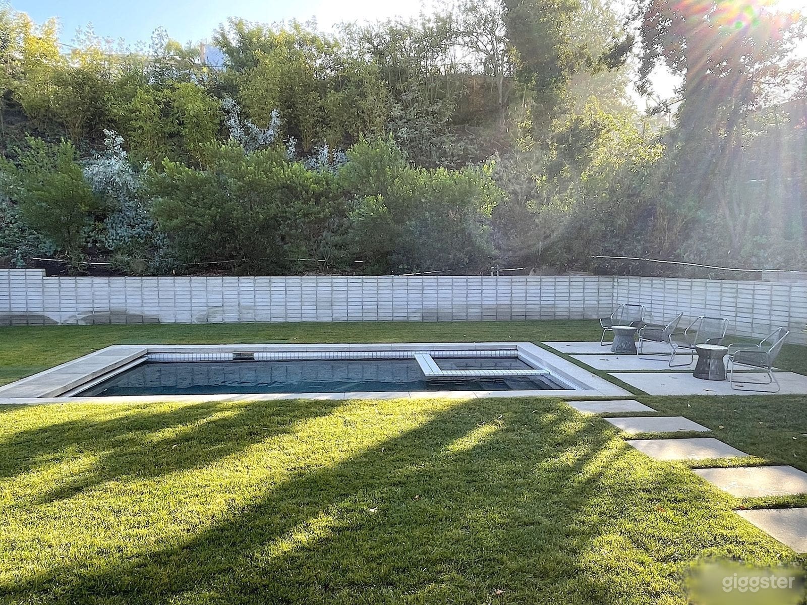 Brand new pool, spa &amp; sleek deck in hills backyard Photo 2