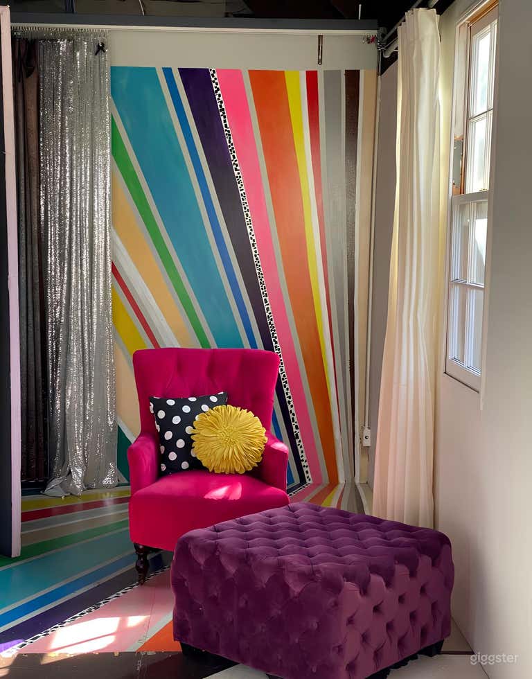  Rainbow wall, facing South 