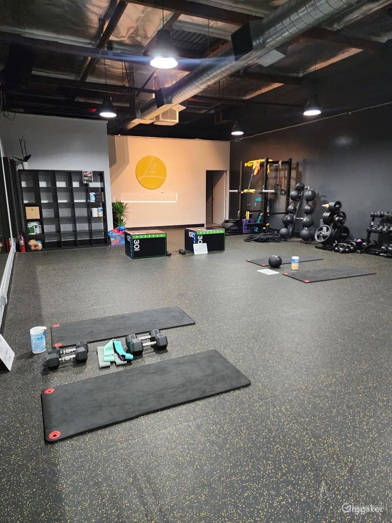  Fitness studio for gym or yoga 