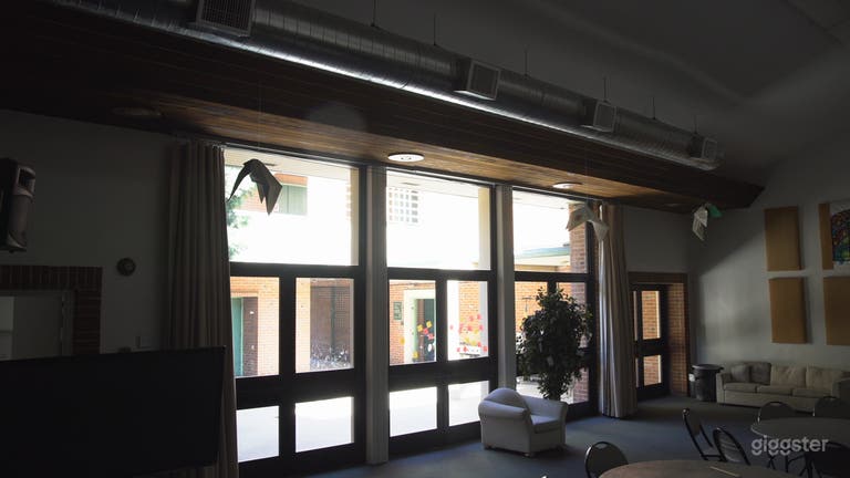  Four sets of double doors lead to the patio, which is included in this rental. 