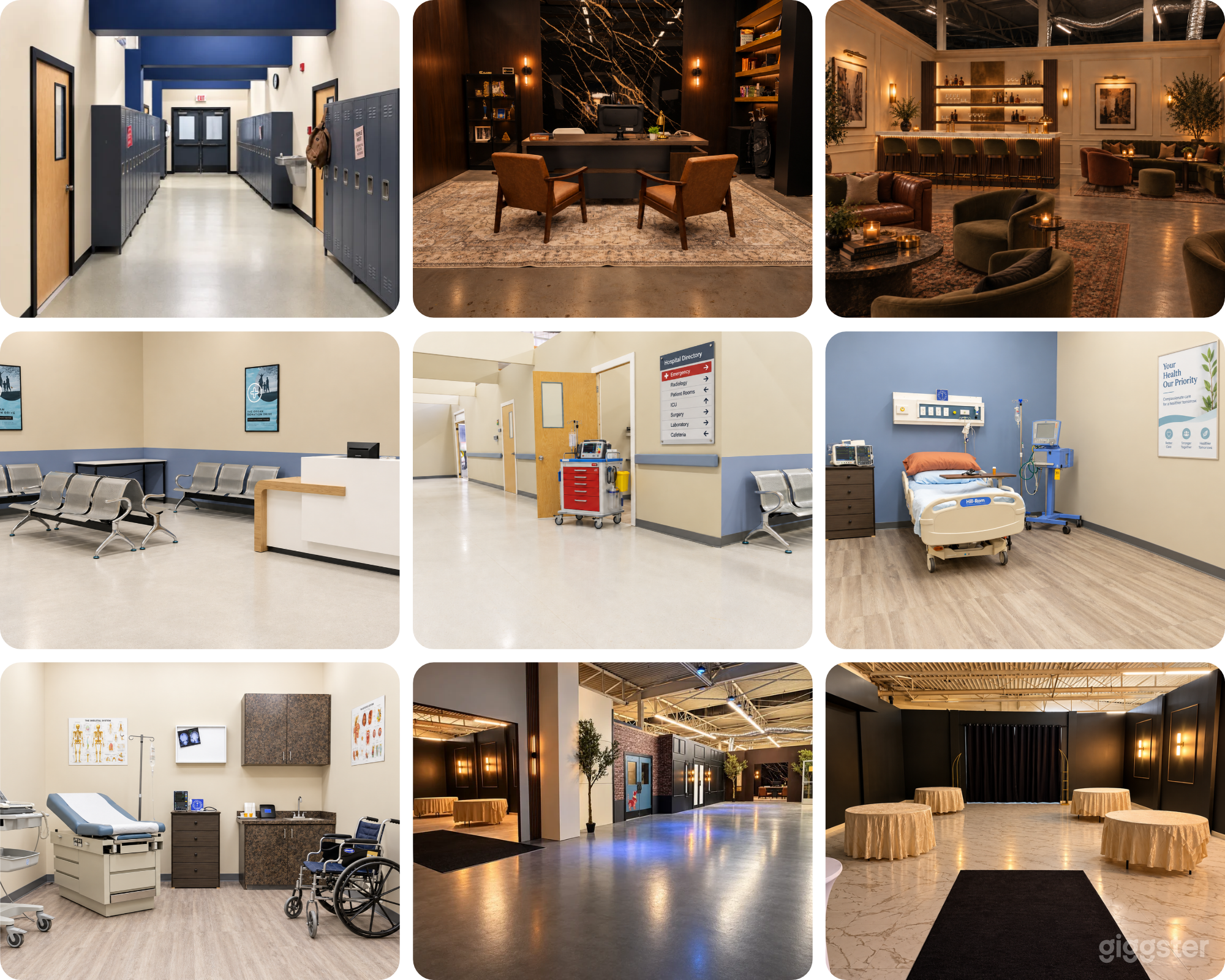 Standing Sets. School, Hospital, Office, Banquet Hall Photo 1