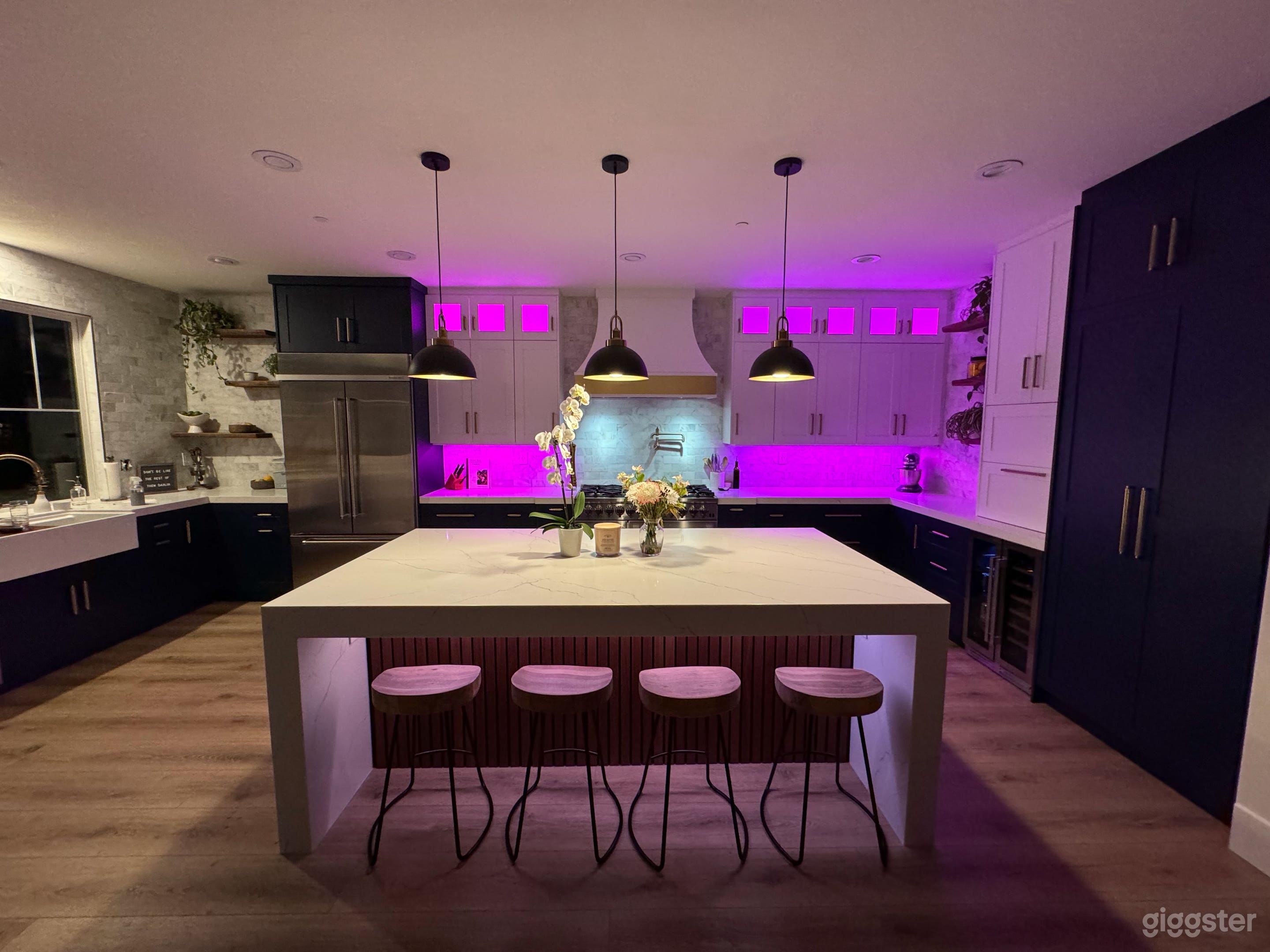 All lighting is customizable 