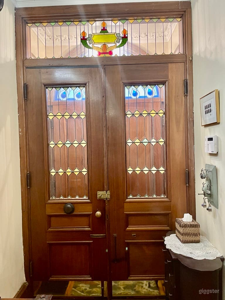  Inside front door 