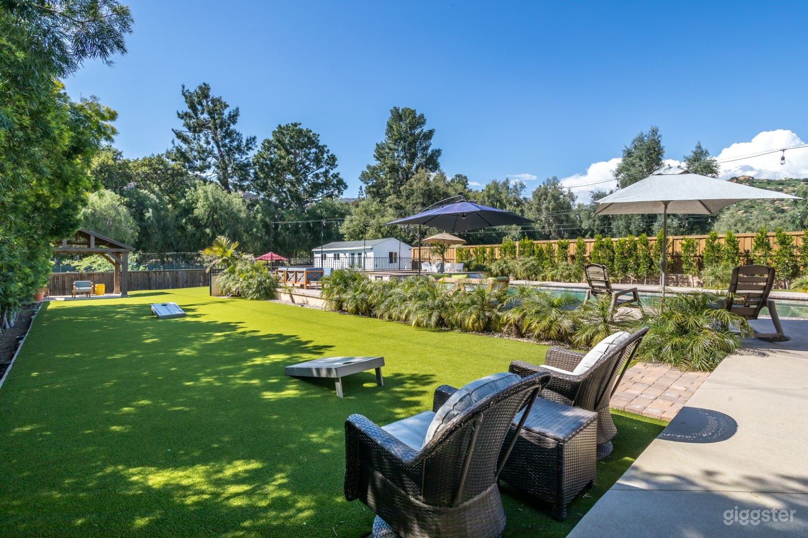 Hillside Estate Backyard | Pool, Lawn & Lights- Chatsworth Photo 4