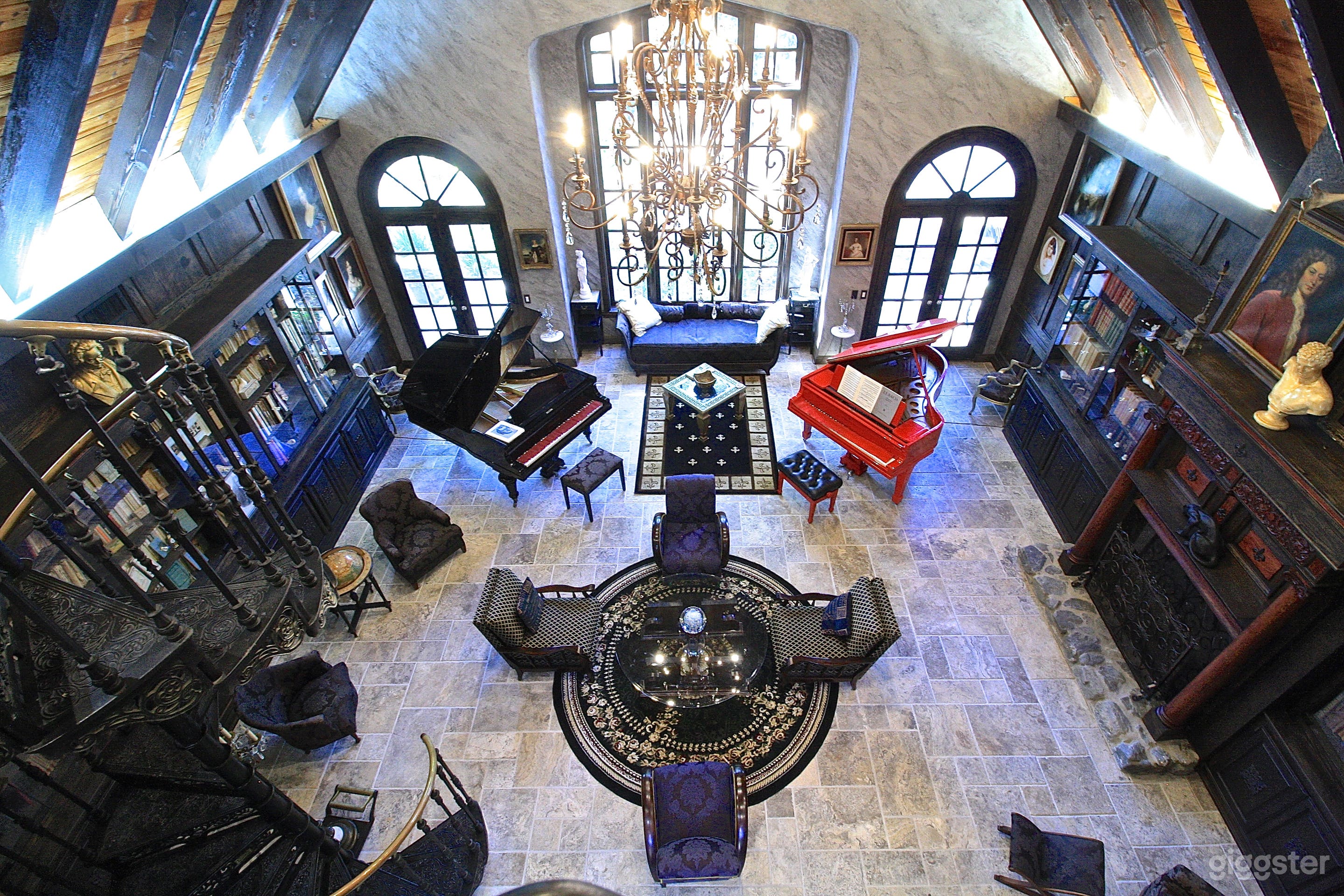 Library, second floor