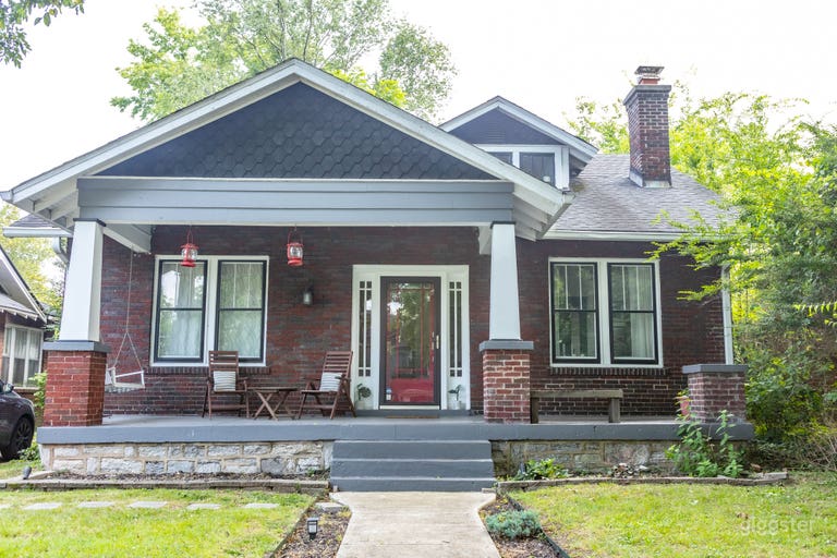  1925 Craftsman Bungalow - original brick, covered porch, porch swing 