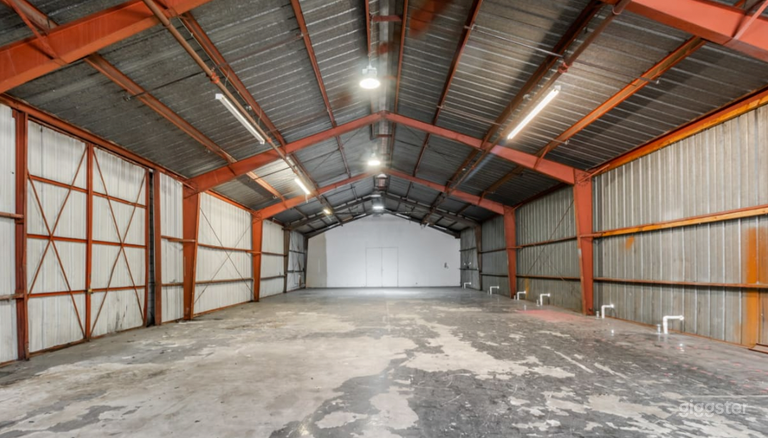  Production Stage with an Airport Hangar Feel, and  