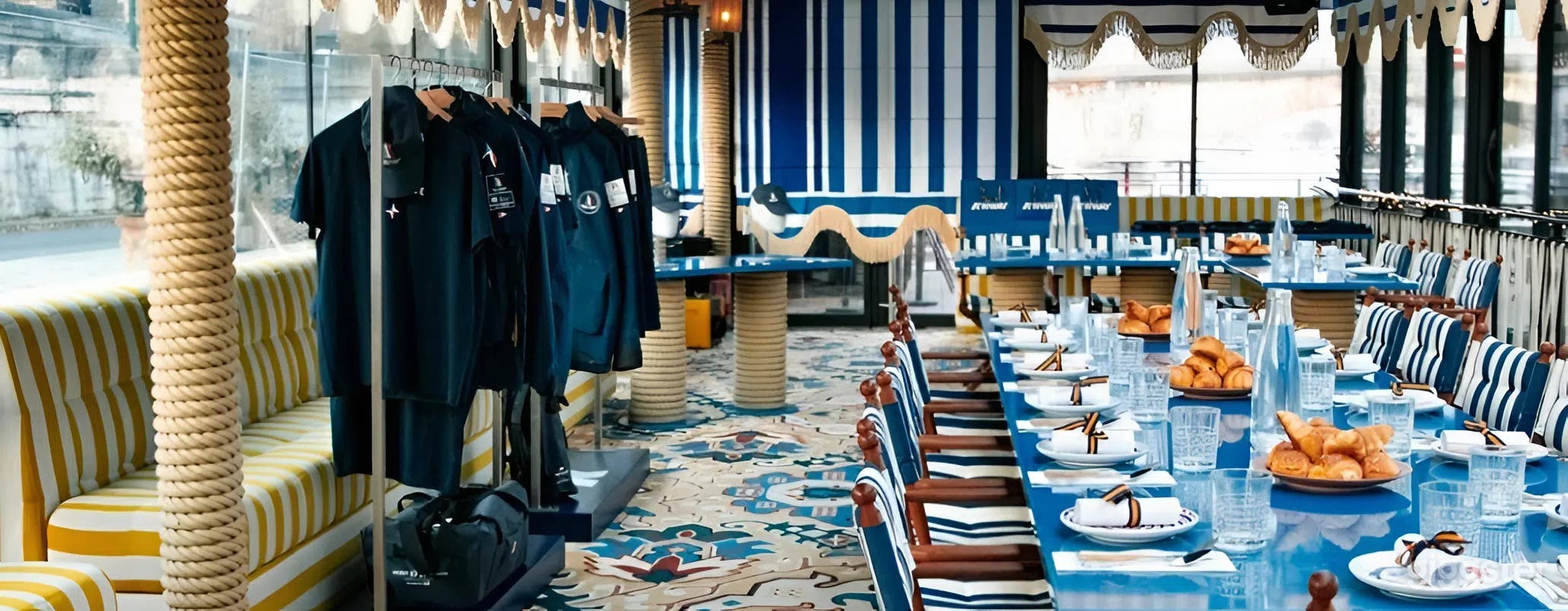 Photo de Espace de restauration exclusif à la table du capitaine sur une péniche 4