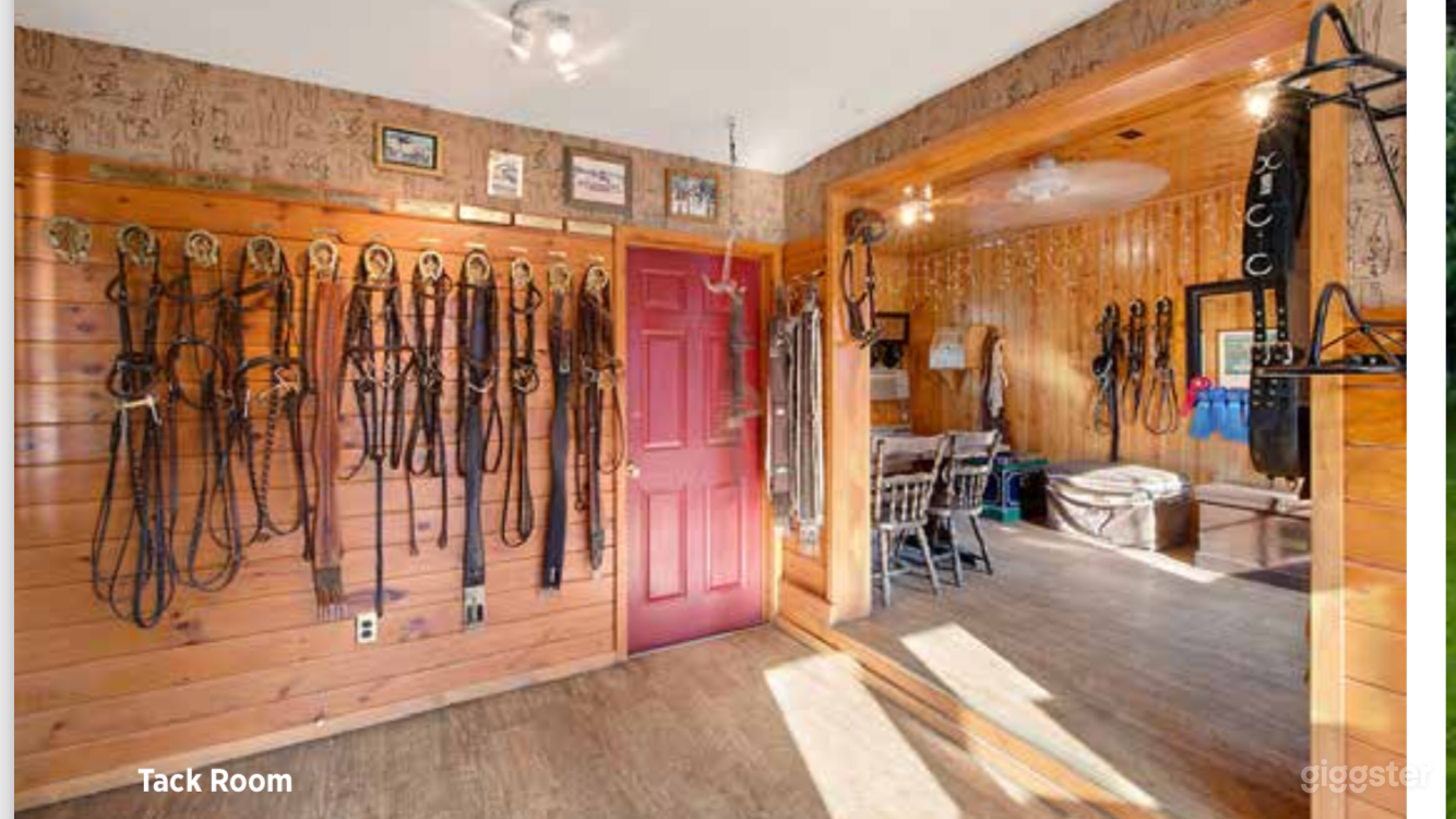 Barn tack room