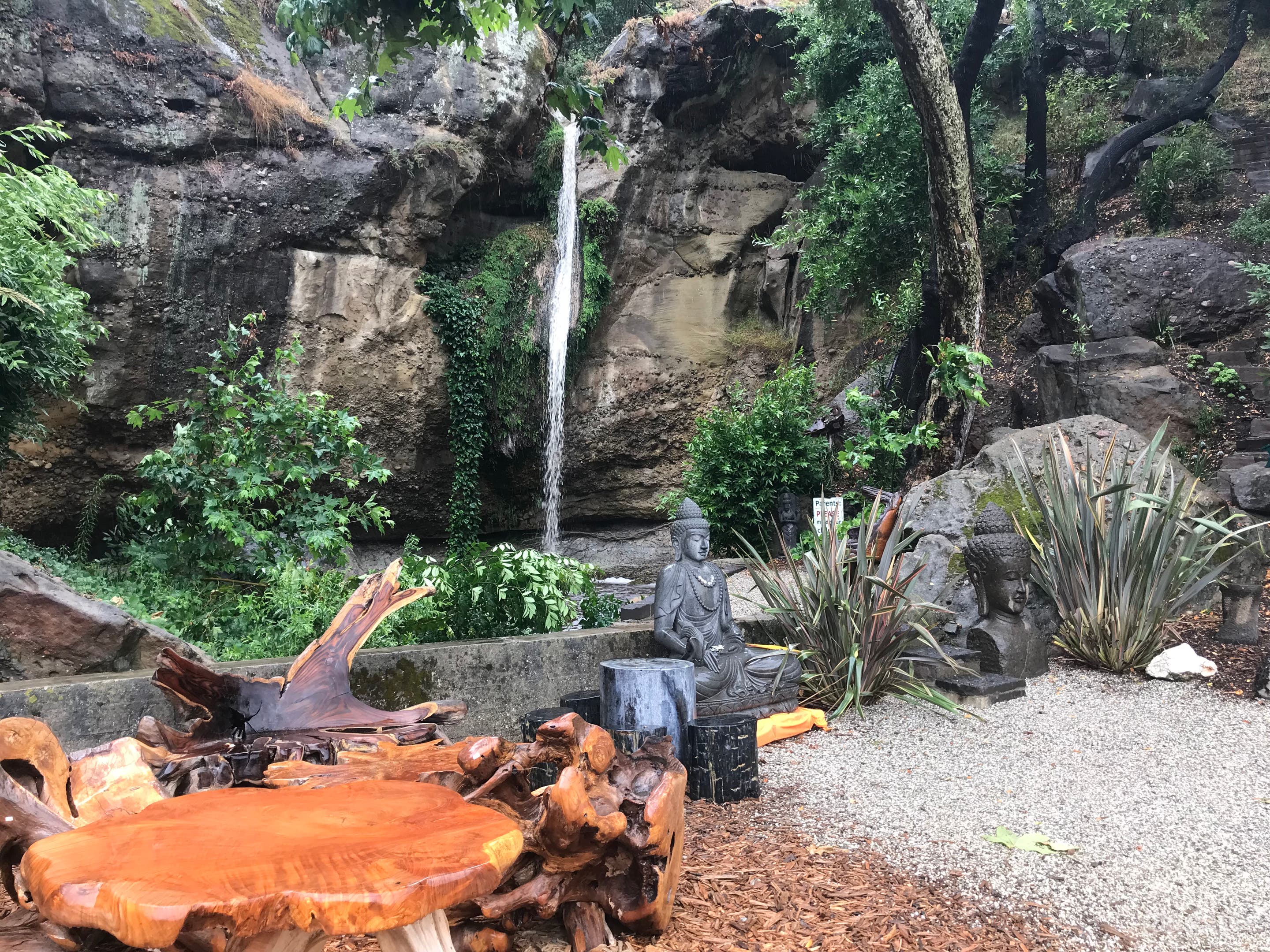 Natural Waterfall Crystal Store Zen Garden Unique Photo 2