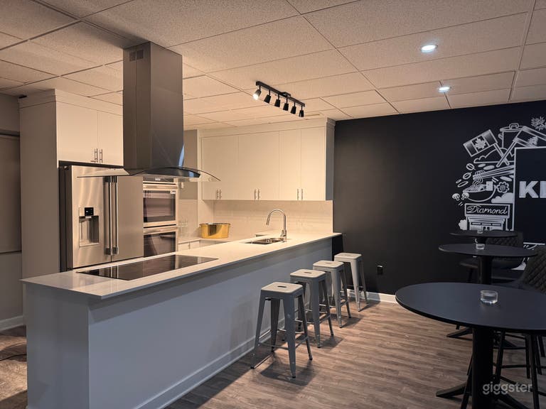  Private Culinary Studio Event Space with Seating & Bar 