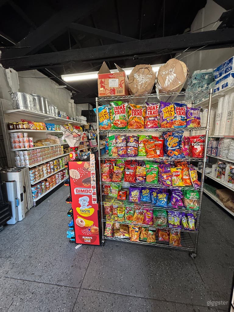  Neighborhood Market with Aisles, Counter & Retro Vibe 