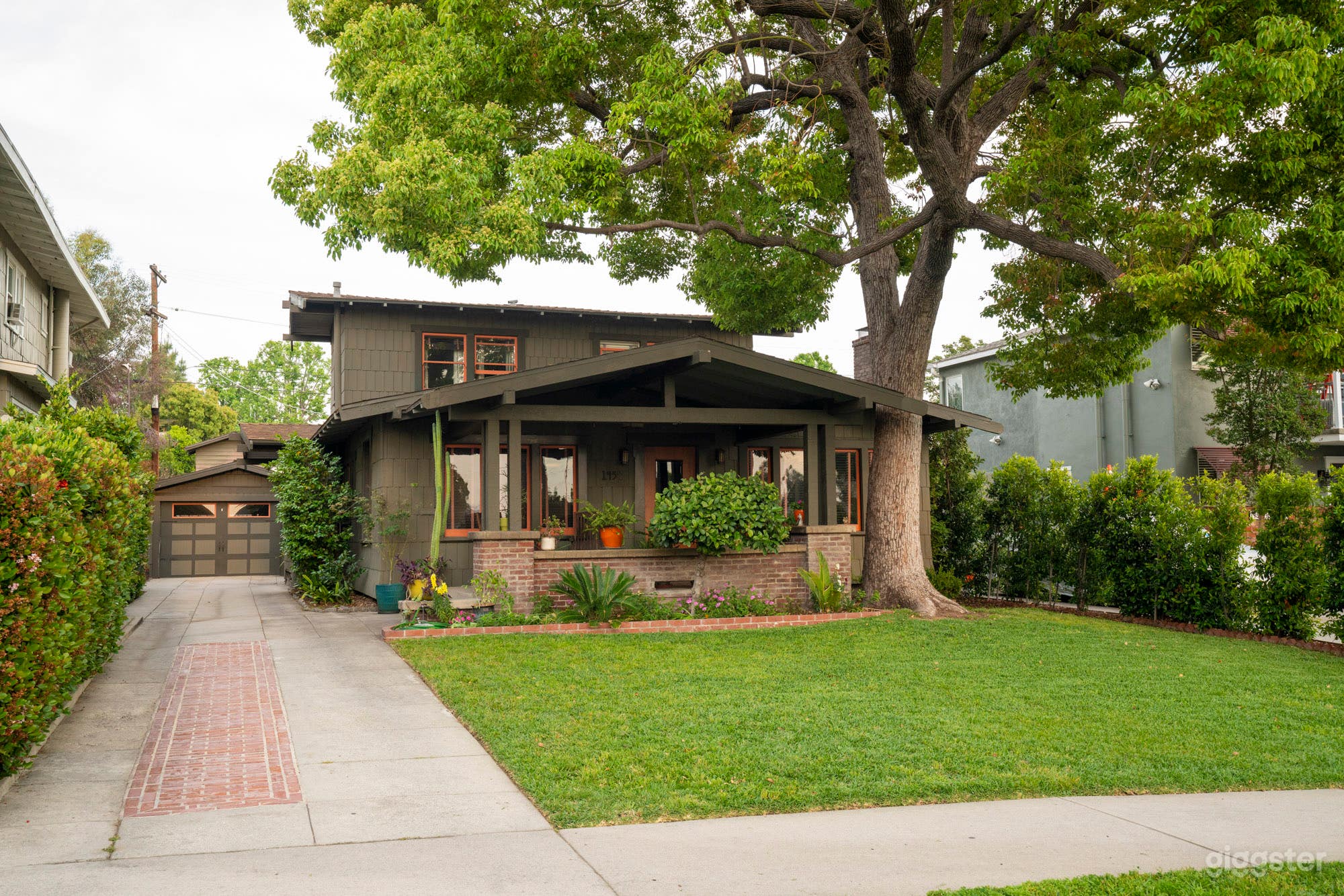 Front yard view from sidewalk