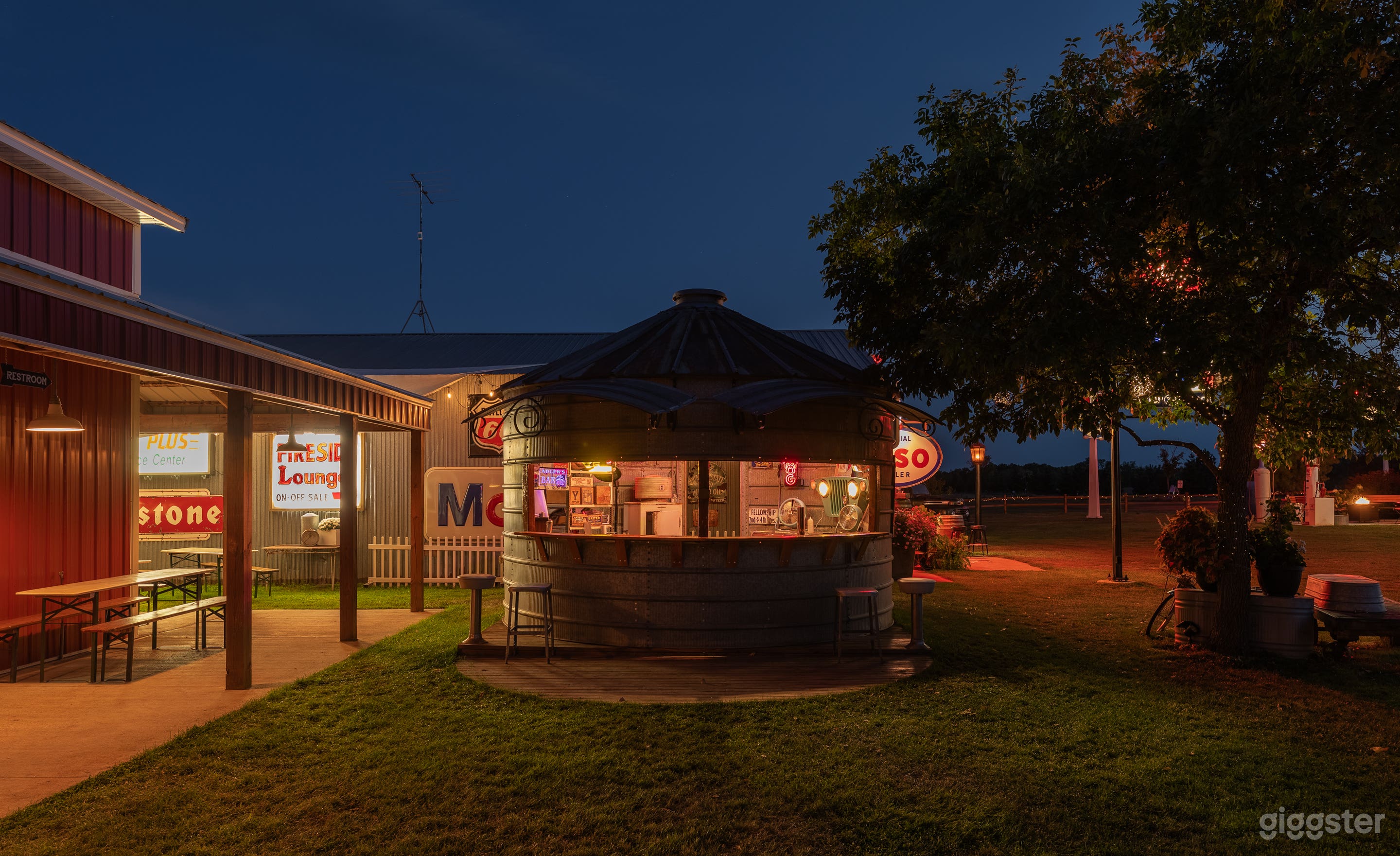Adler Ranch, Alexandria MN Wedding &amp; Event Venue and it's handcrafted Grain Bin Bar. 
www.adlerranch.com