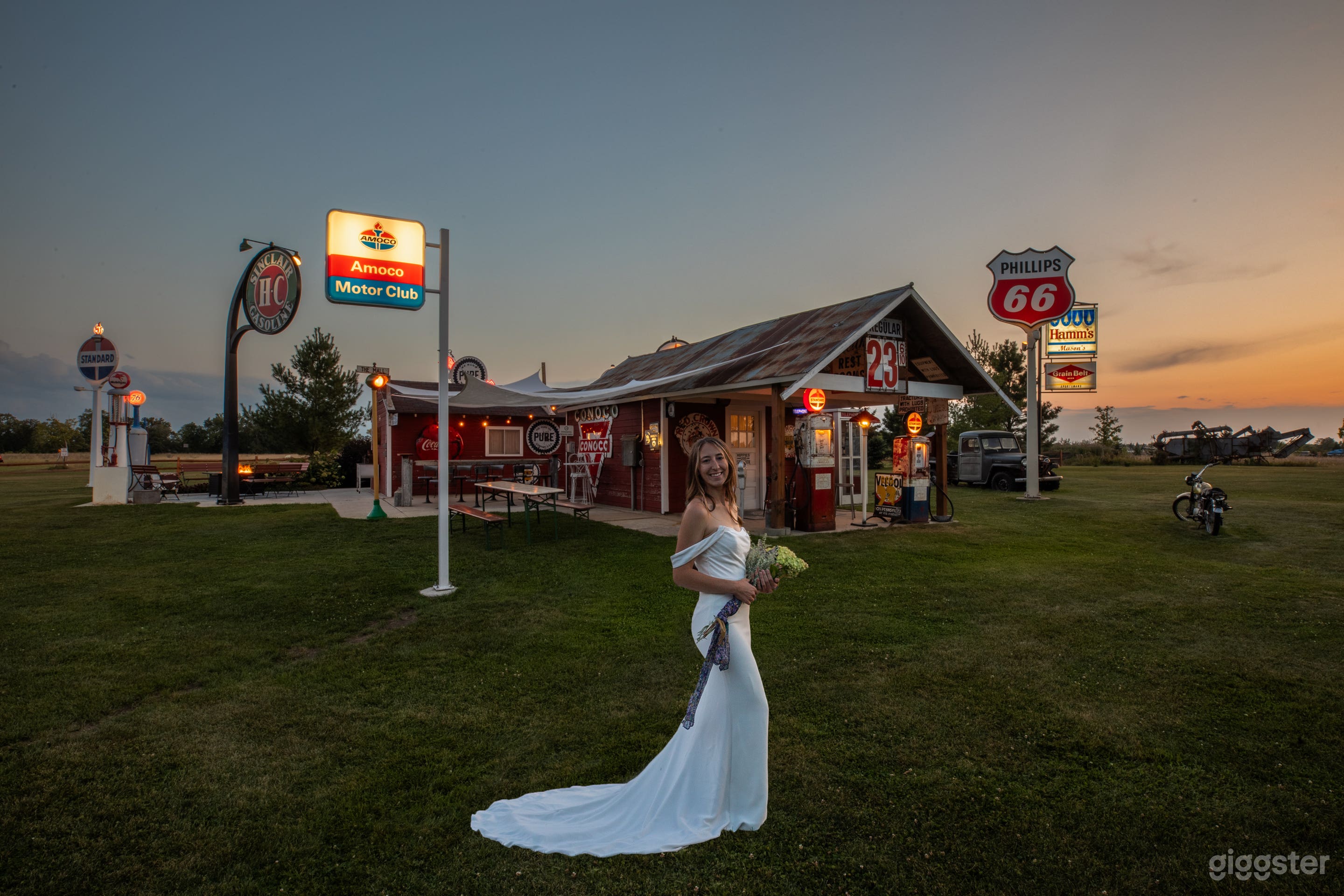 Adler Ranch, Alexandria MN Wedding Venue. Bride's love our vintage sign collection.
www.adlerranch.com