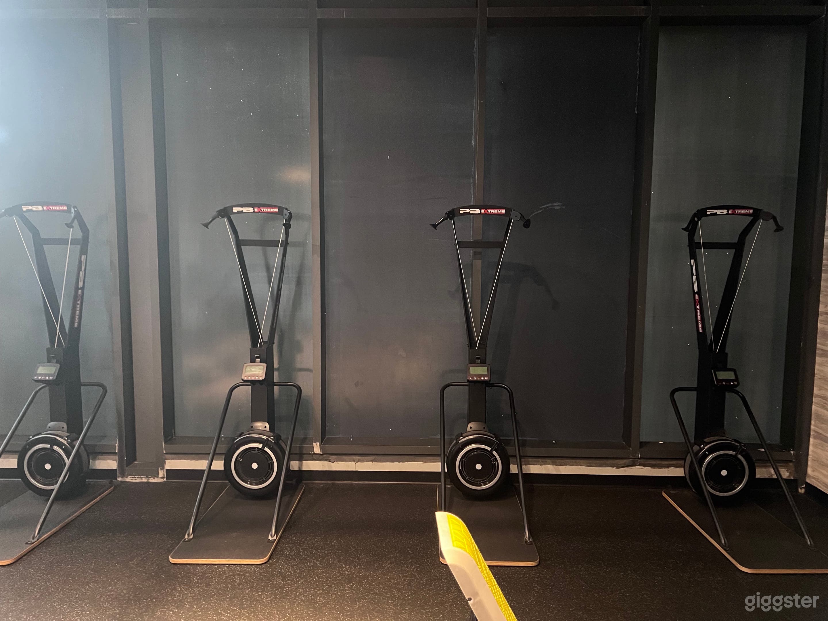 Skiergs in our conditioning room. 