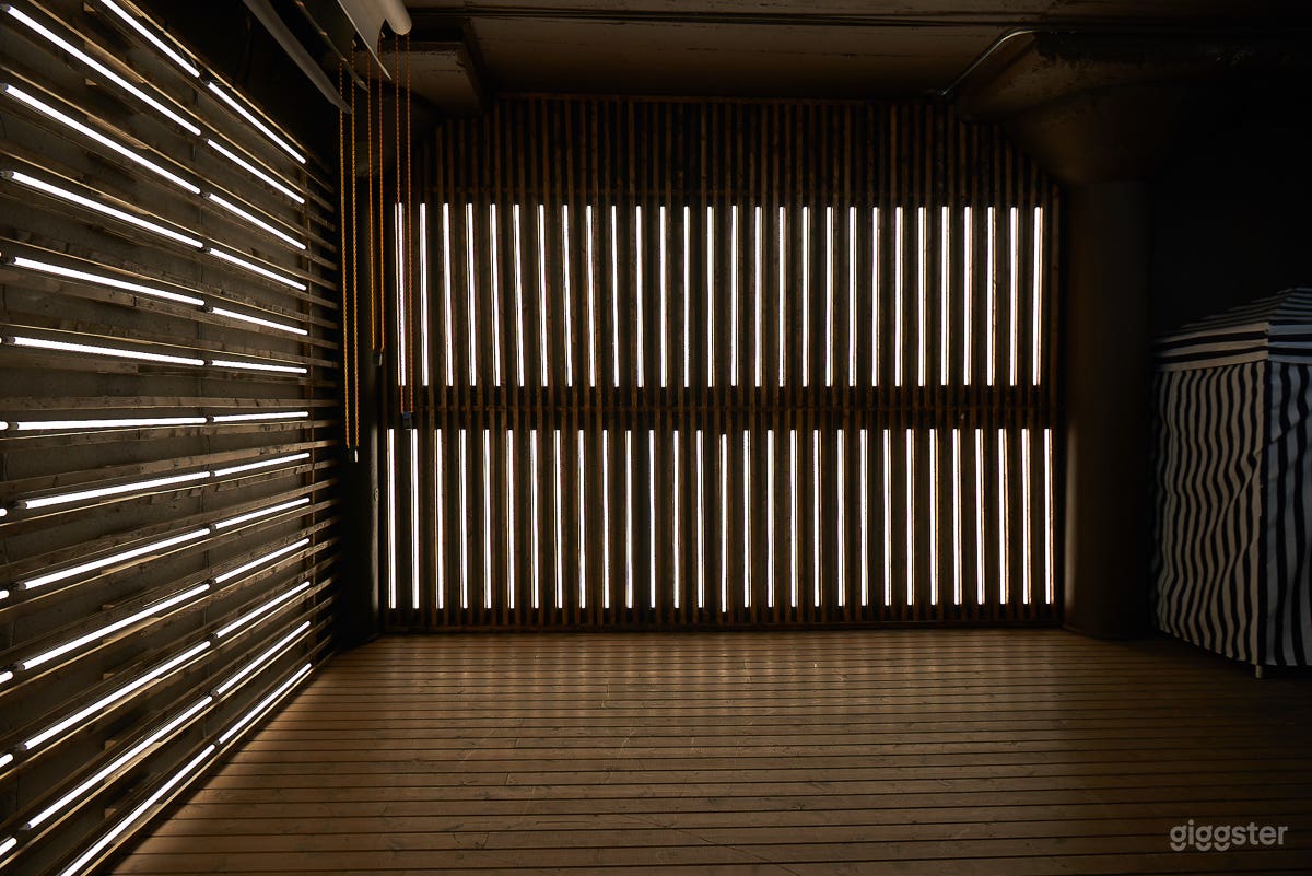 Artistic Wood Stage With Illumination Photo 4