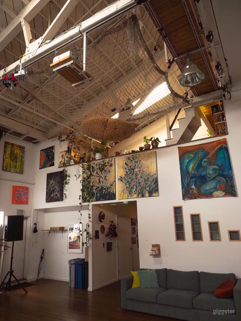  Upstairs is the kitchen, cargo net, and catwalk 