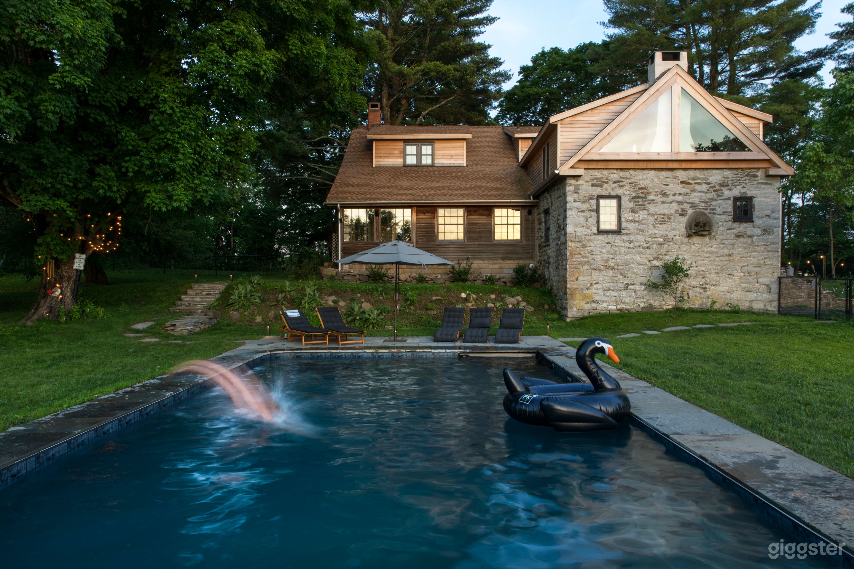 Bucolic stone farmhouse with pool: Location 5128 Photo 3
