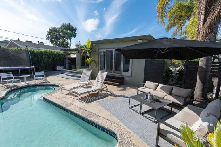  Beautiful Pool Surrounded by Palm Trees 