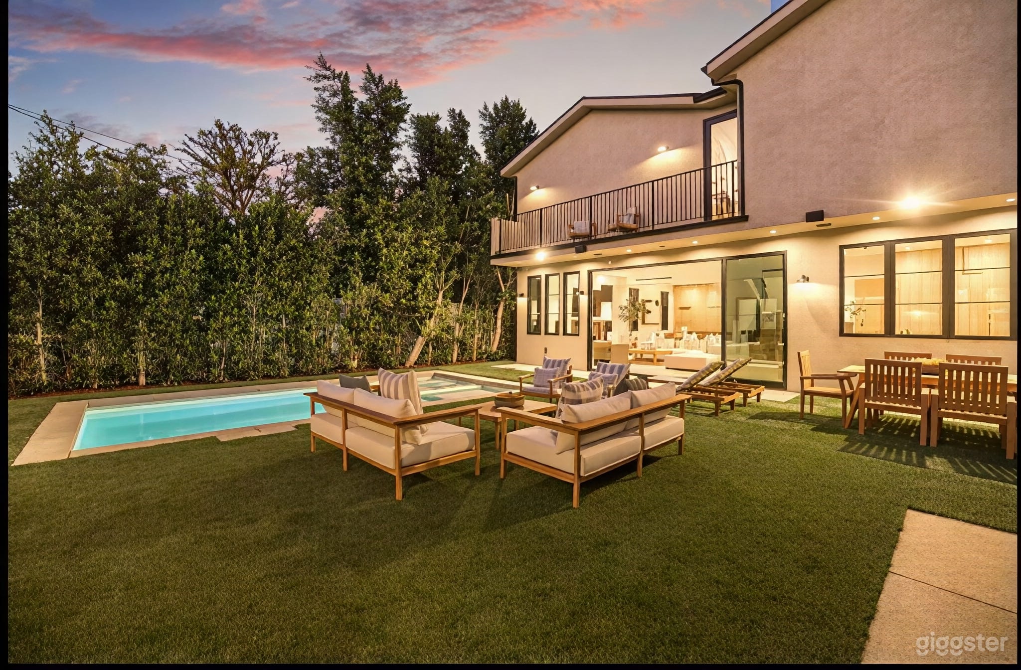 Contemporary Estate with Pool & Private Theater Photo 2