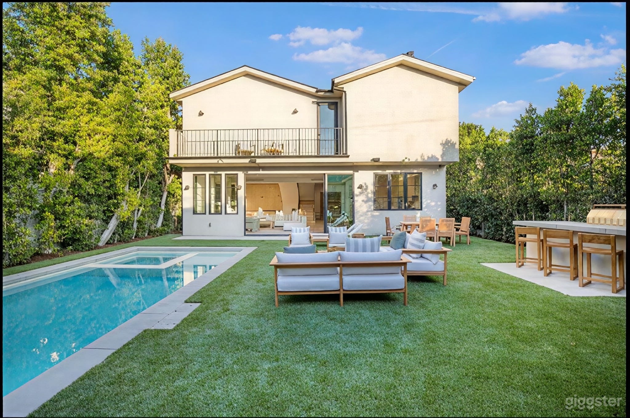 Contemporary Estate with Pool & Private Theater Photo 3
