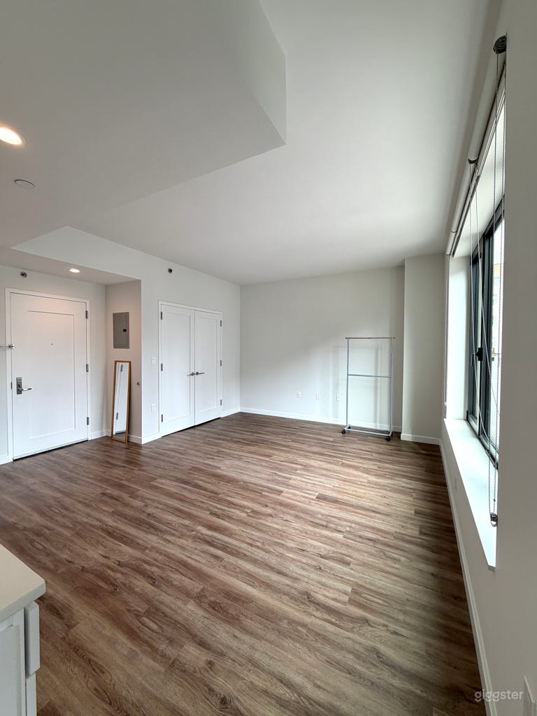  Natural light Living Room Studio with Balcony 