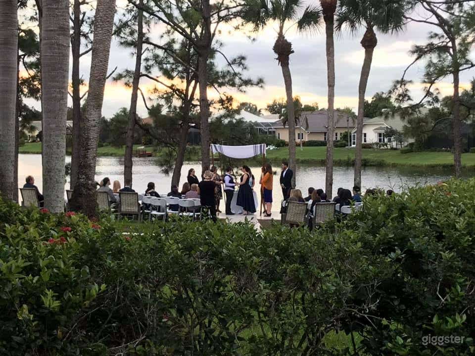Romantic Lake View Wedding Spot in Naples Photo 3