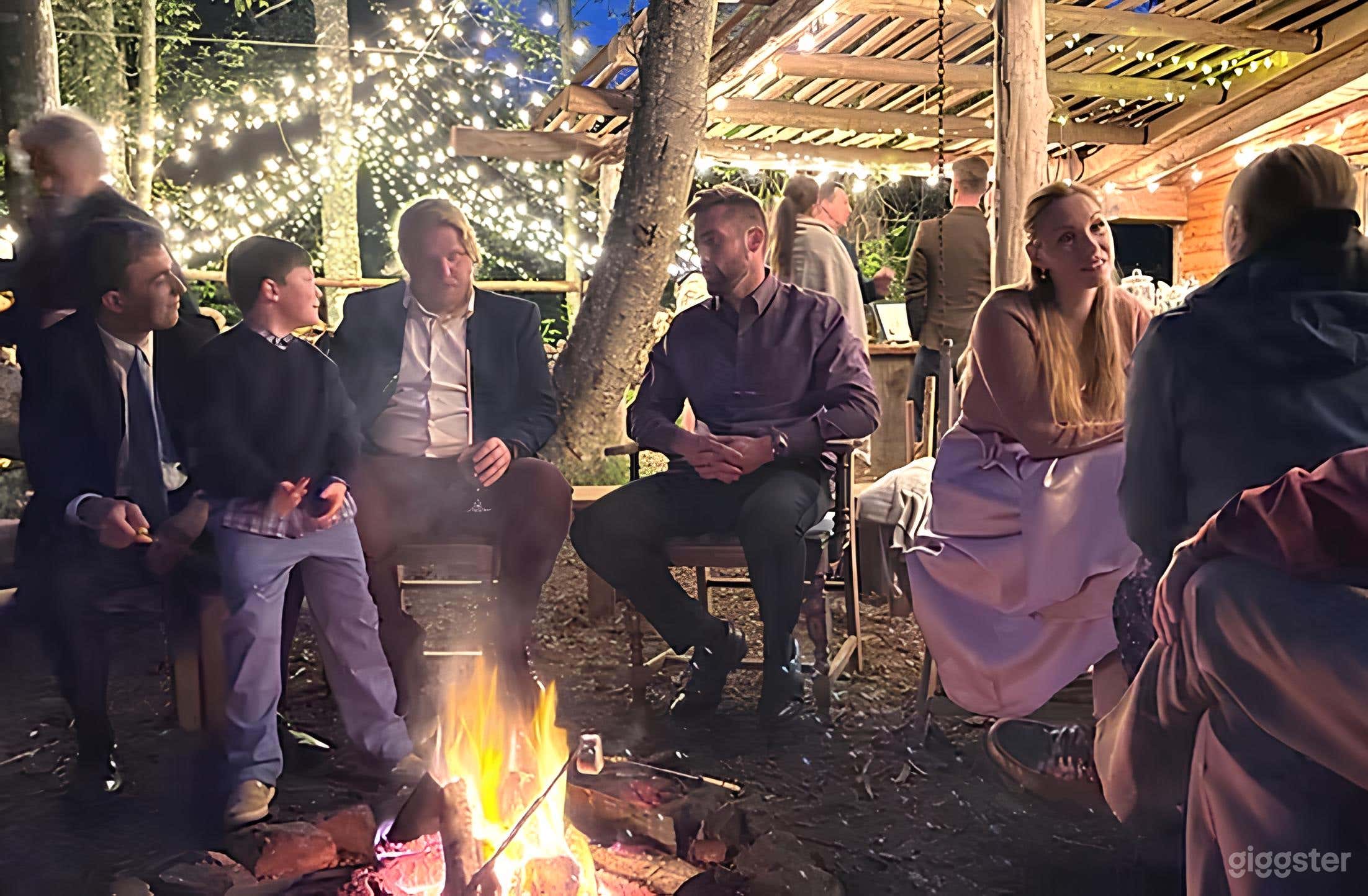 Enchanted Fire Pit &amp; Dance Floor Photo 4