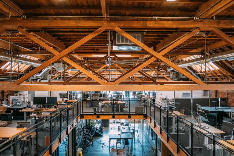  View of mezzanine and first floor 