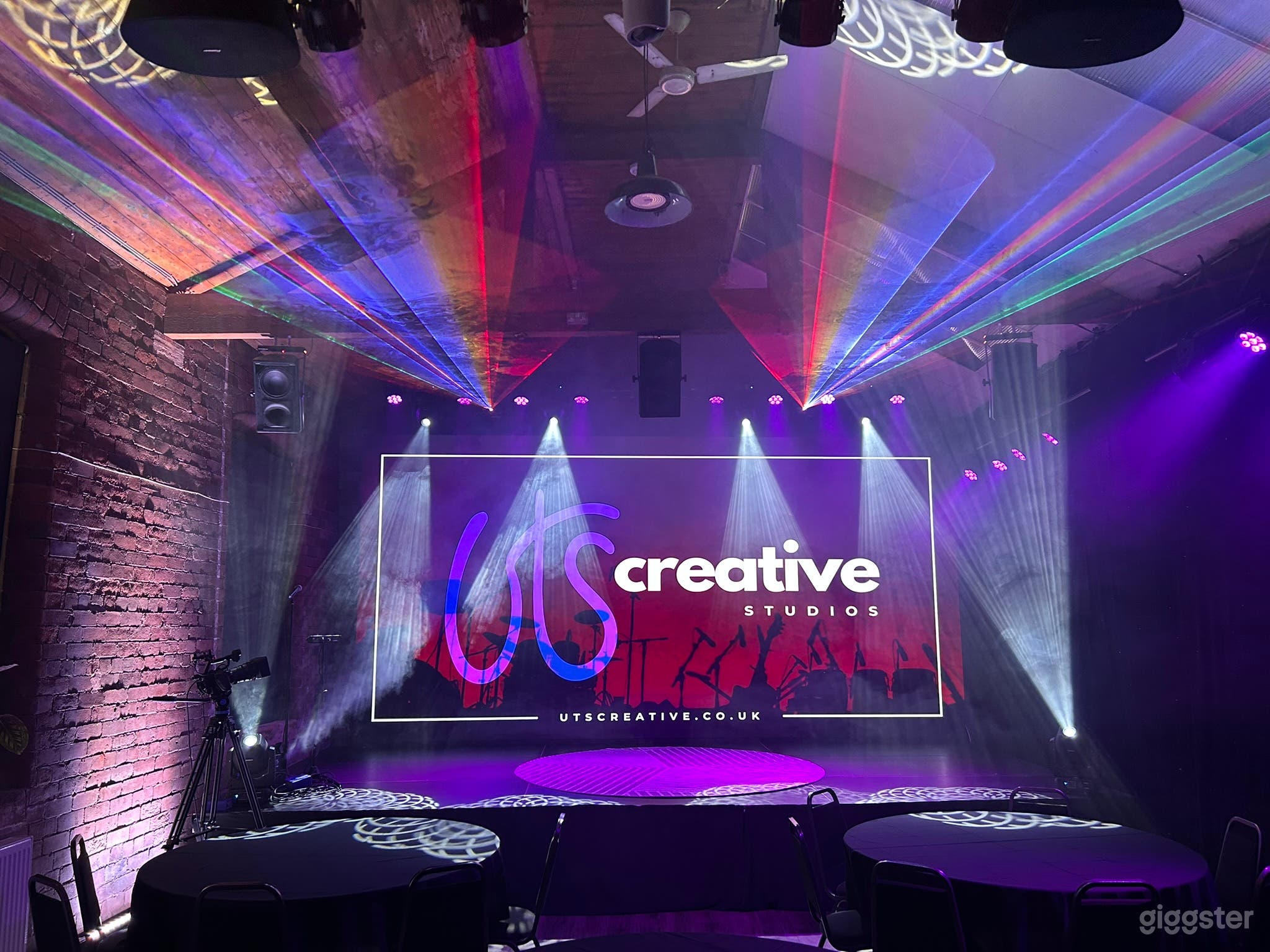 Creative Studio in historic, industrial mill with LED Wall Photo 4