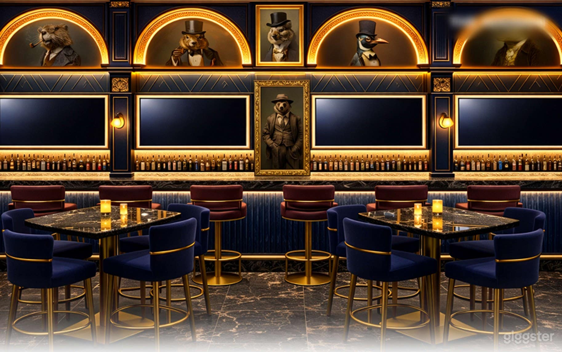 Luxury Sophisticated Event Space with Marble Finishes Photo 3