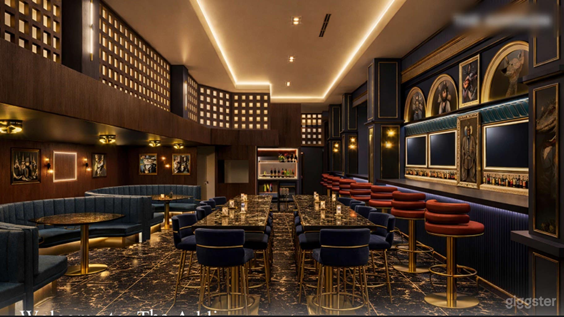 Luxury Sophisticated Event Space with Marble Finishes Photo 1