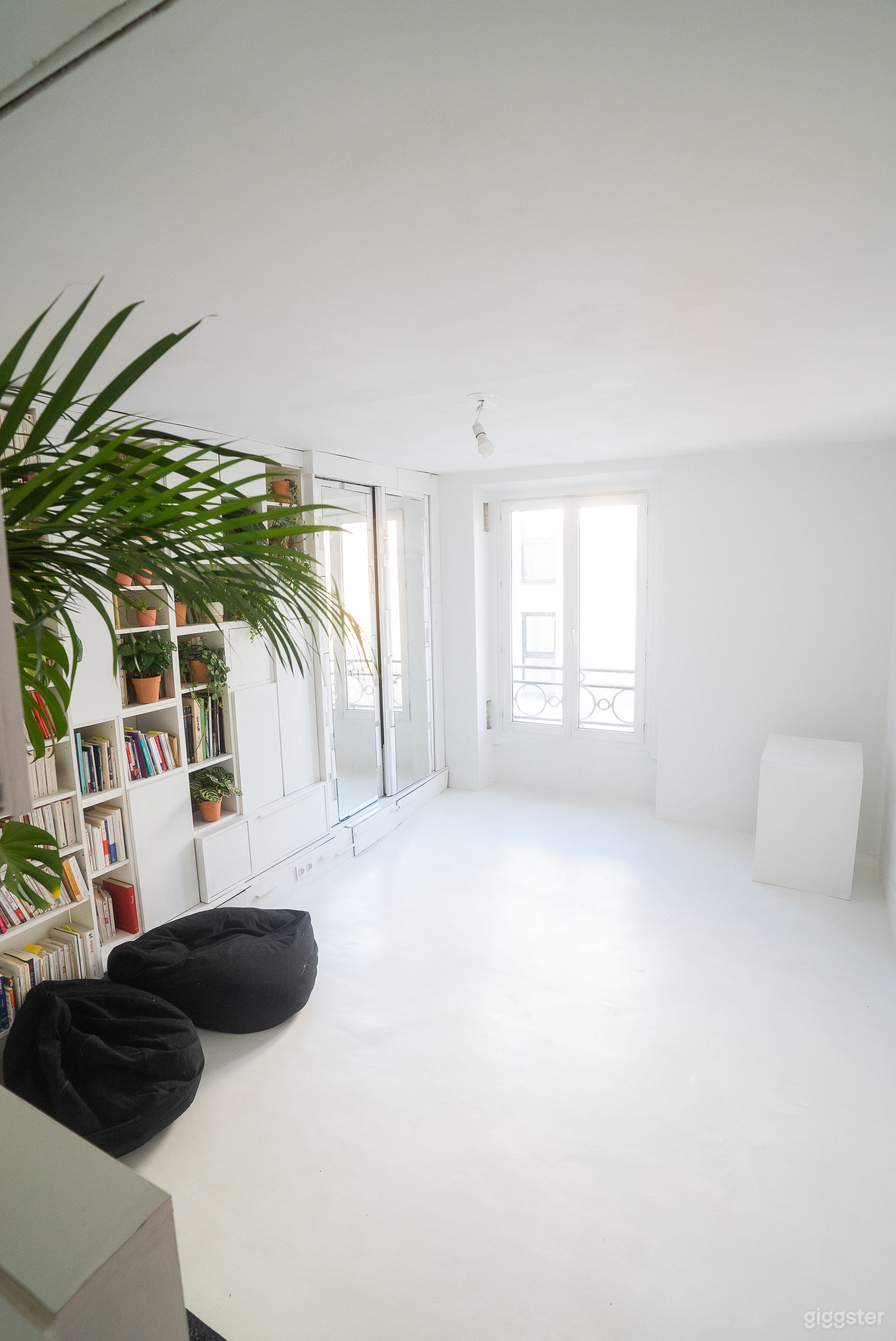 Entrance of the studio with natural light