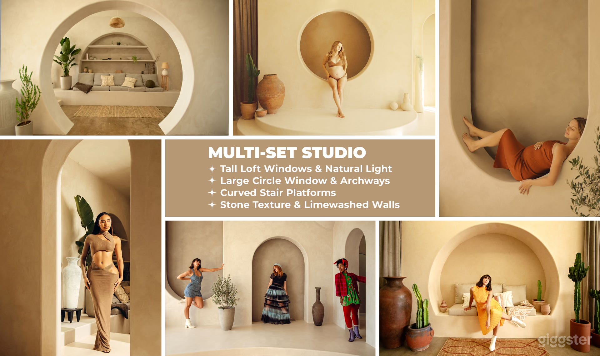 Natural Earth-Tone Multi-Set Studio Photo 1