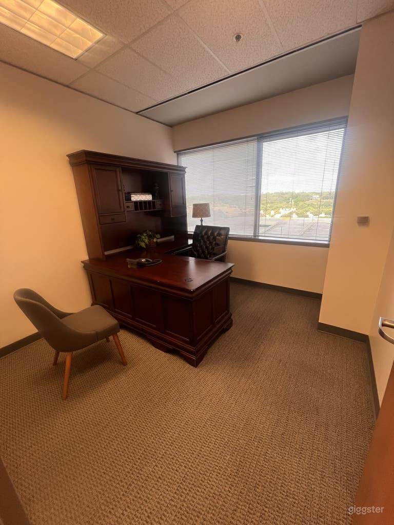  office 617 with a window.  