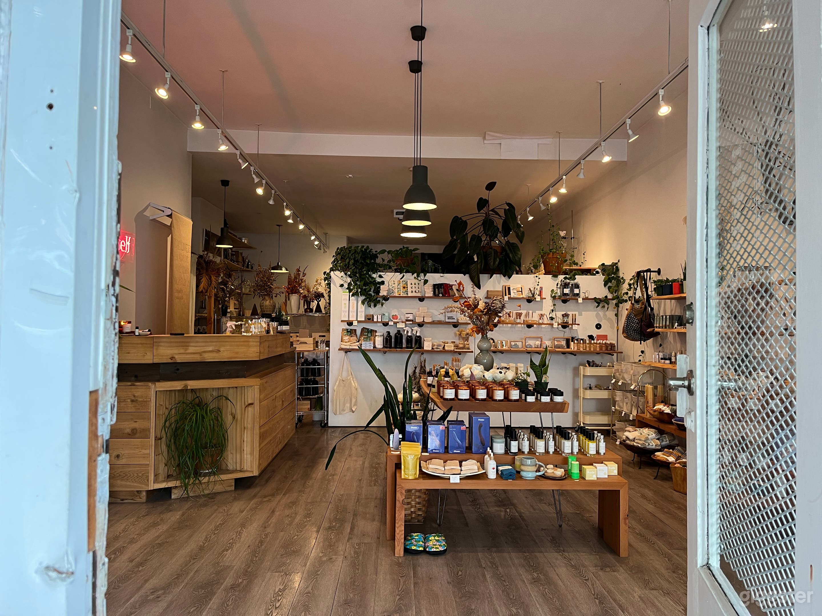 Front door view inside