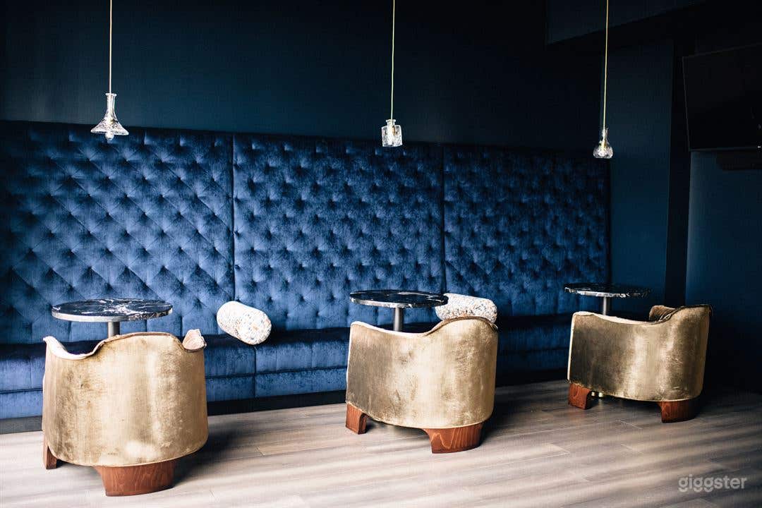 Blue themed Intimate Event Venue Bar in Birmingham Photo 1