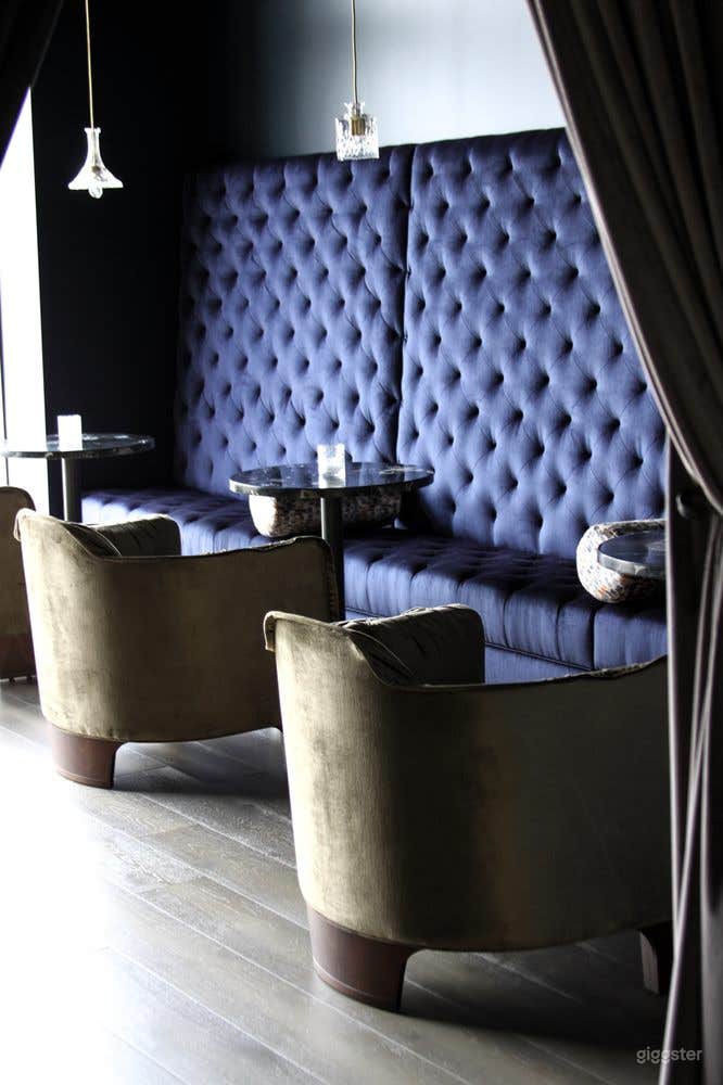 Blue themed Intimate Event Venue Bar in Birmingham Photo 4