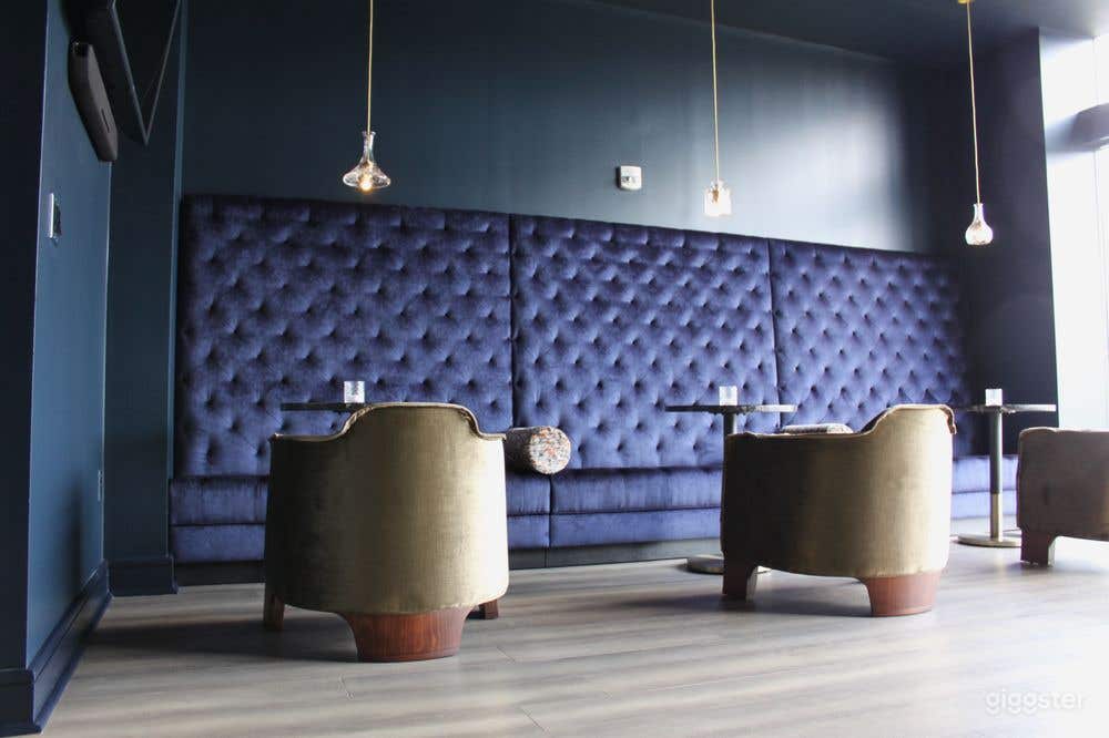 Blue themed Intimate Event Venue Bar in Birmingham Photo 2