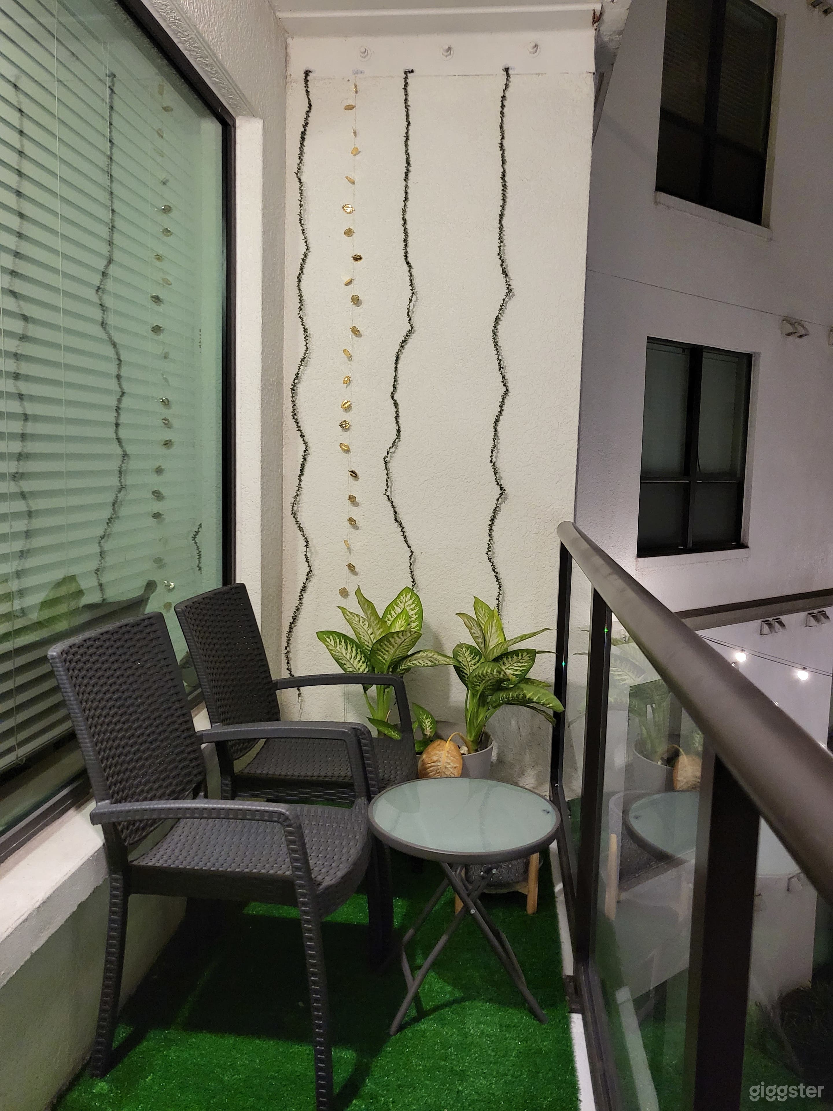 Evening View of Courtyard