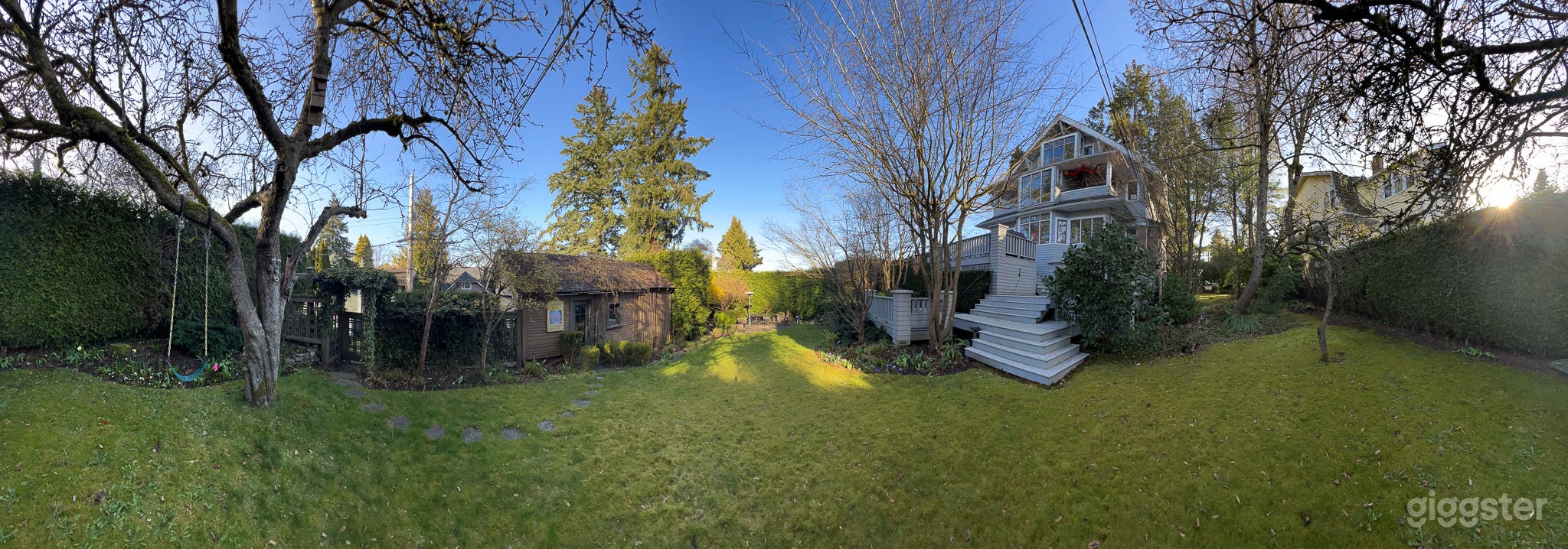 garden 360 view, over  17,000 sqft