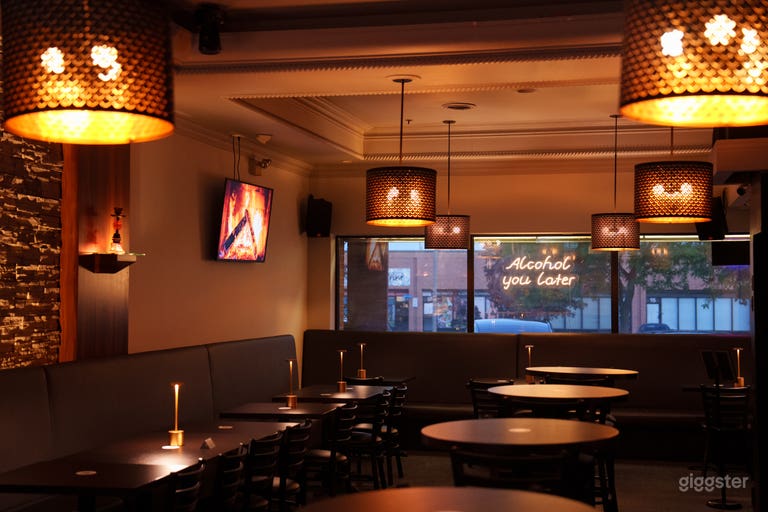  Café Lounge cálido, elegante e íntimo con estética moderna 