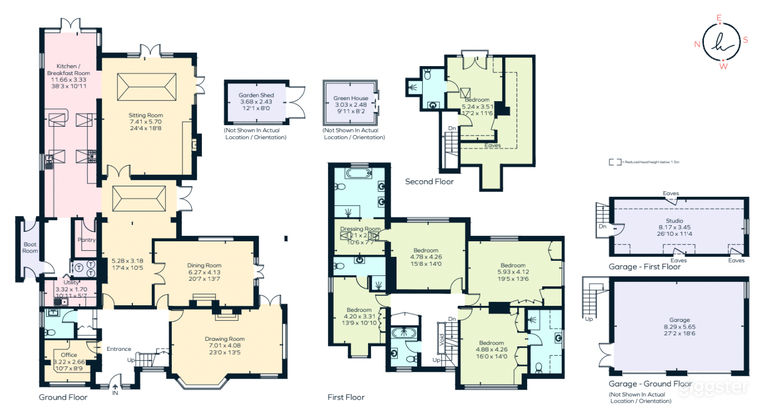  Large family home, with 0.5 acre landscaped garden 