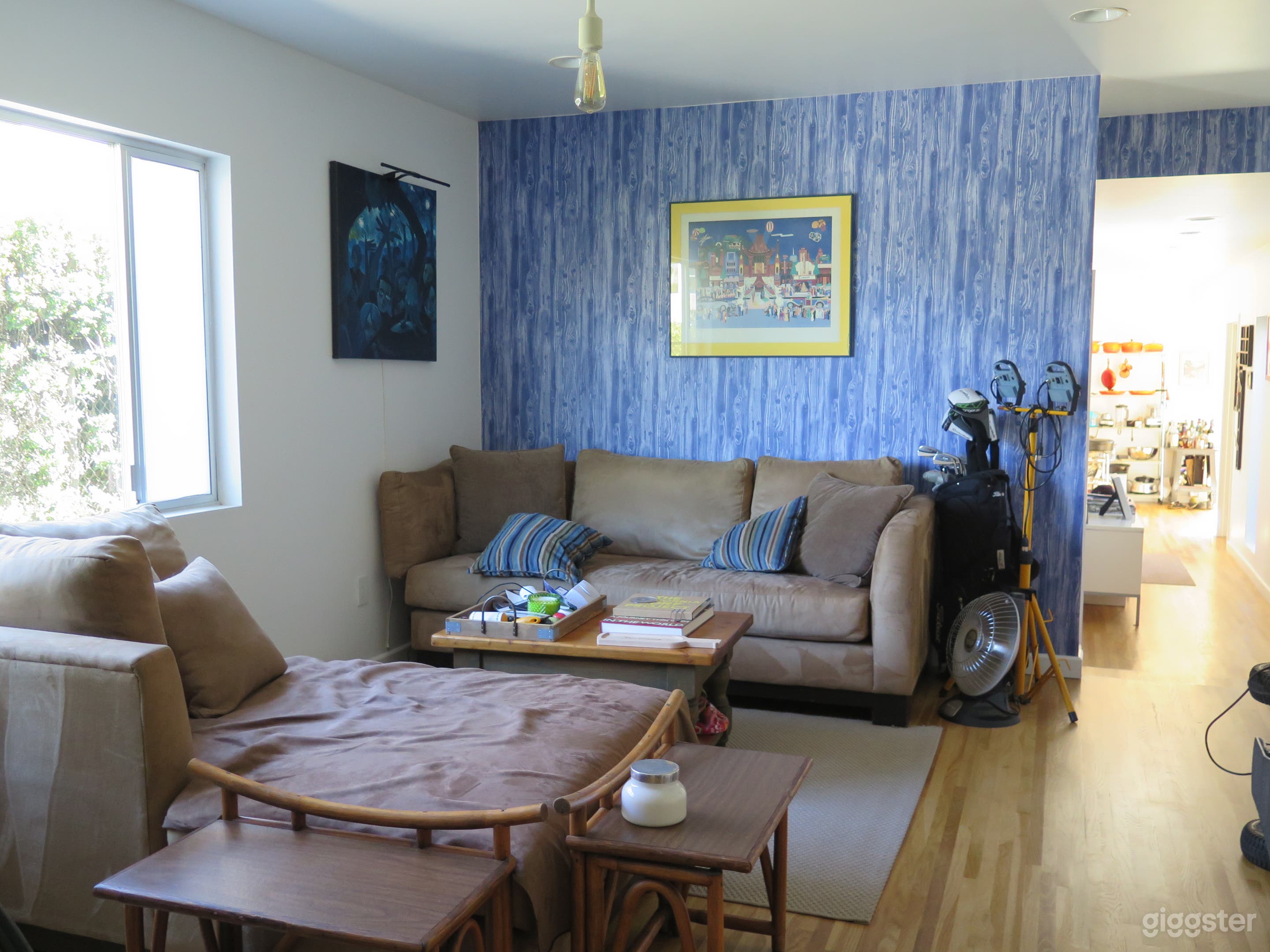 Light-filled front room/living room.