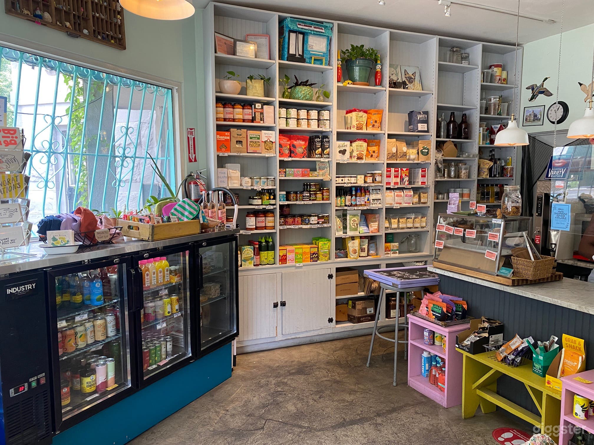 Interior looking east