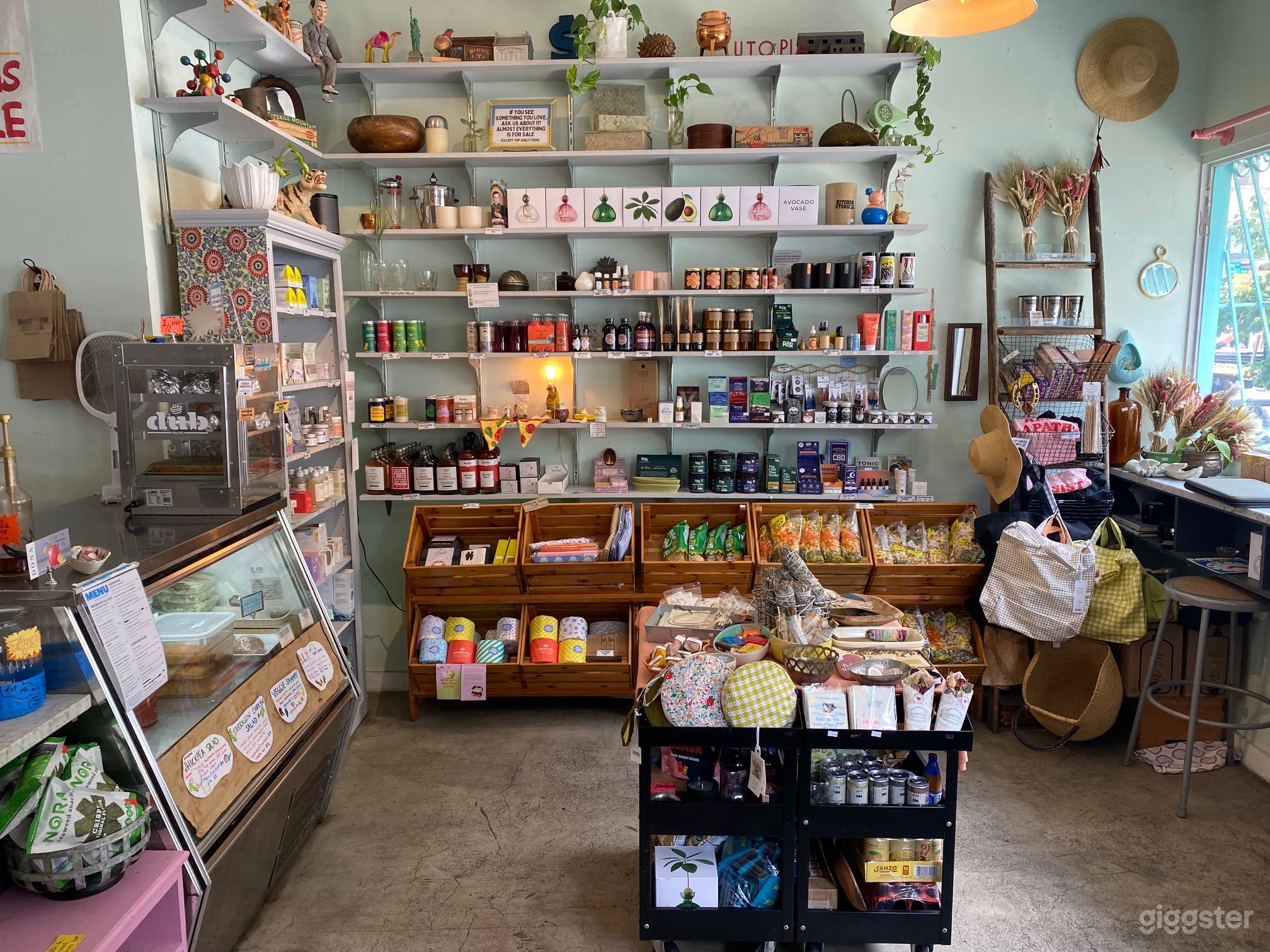 Interior looking west