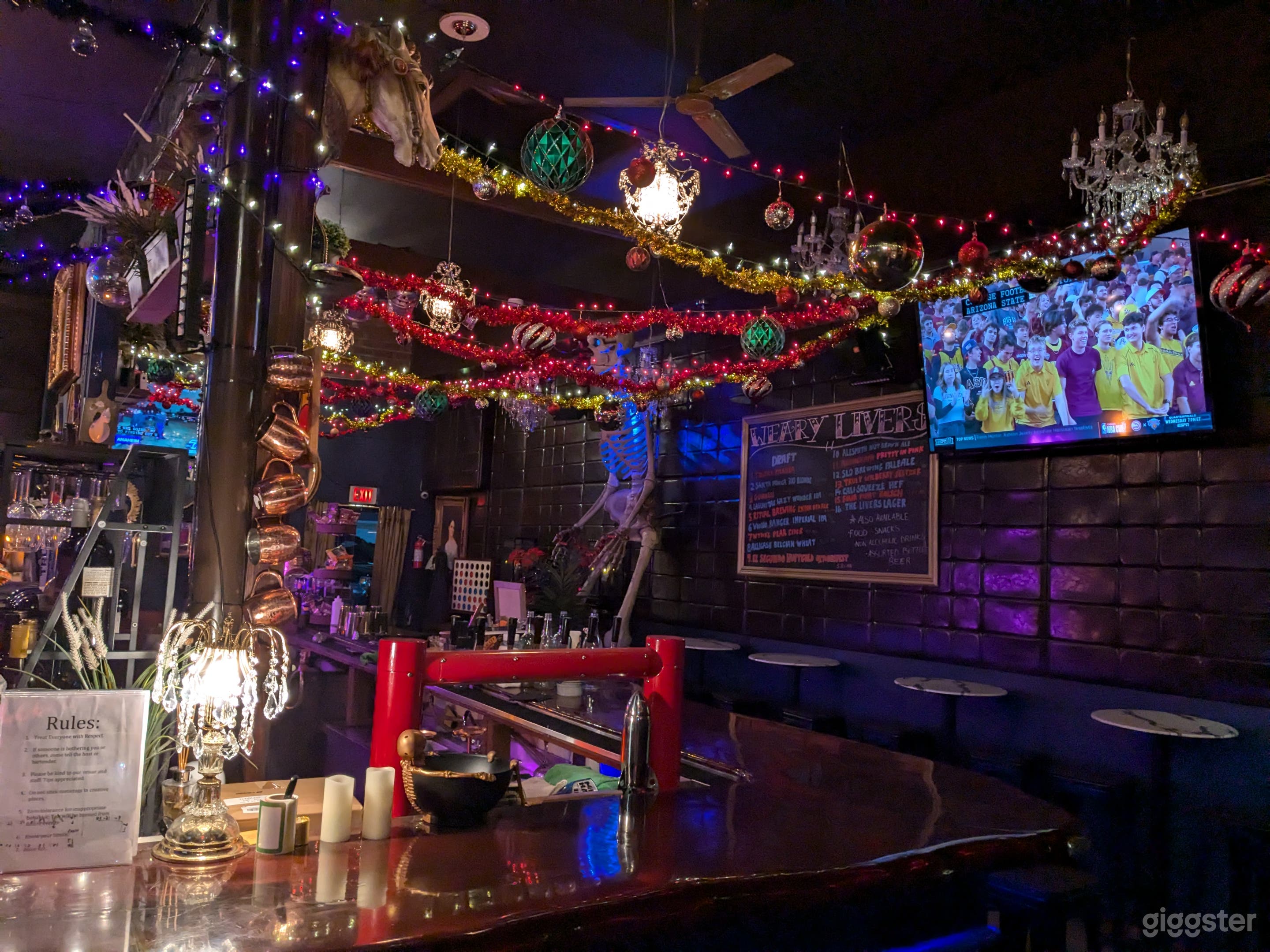 Spooky Victorian Style Halloween Bar Photo 4