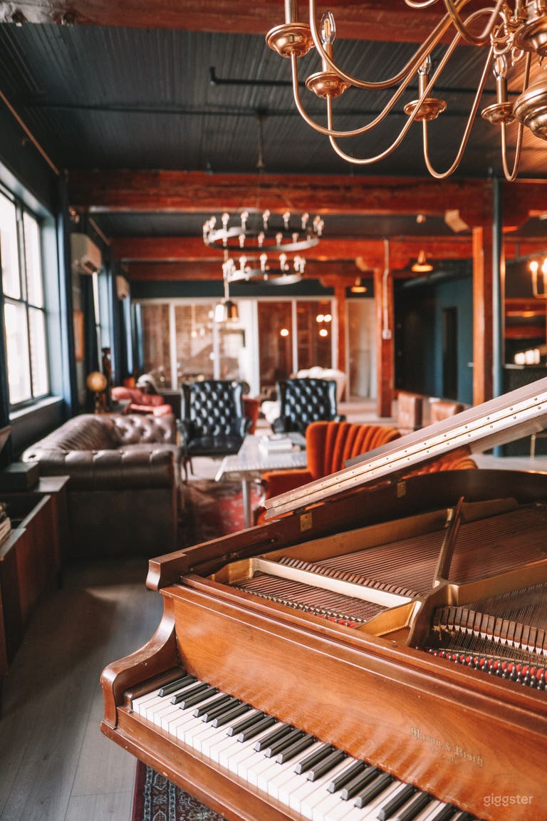  Chic brick wall private club 