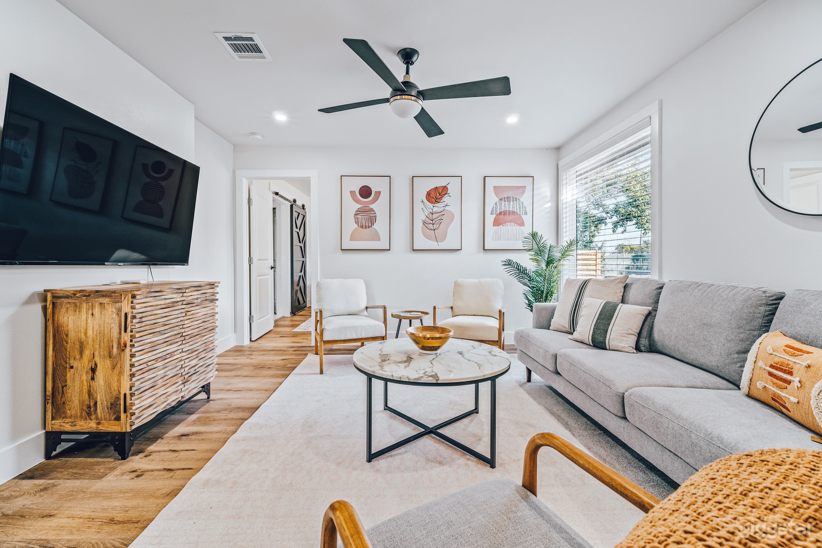 Inviting living room with plenty of seating